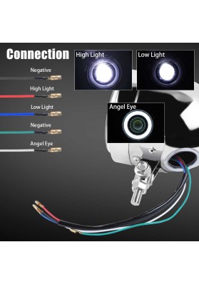 LED фарчета / халогени за мотор Чопър / Круизер 2бр. Комплект