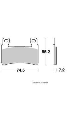 Накладки VD166JL Honda, Kawasaki, Hyosung