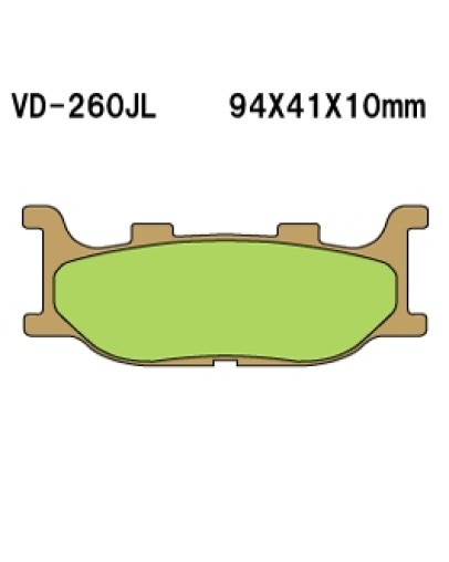 Накладки VD260JL Yamaha, Italjet, Mbk, Adiva, Накладки